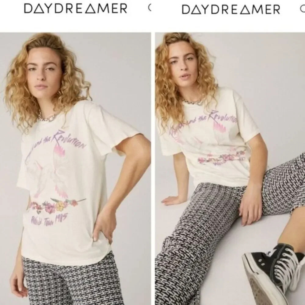 Nwot Daydreamer Prince World Tour 1985 Weekend Tee